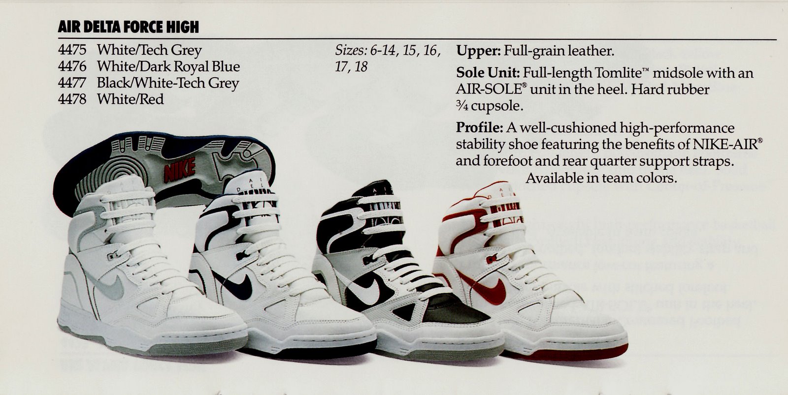 Nike Delta Force 1988