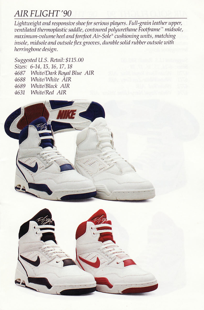 1990 Nike Air Flight And Solo Flight