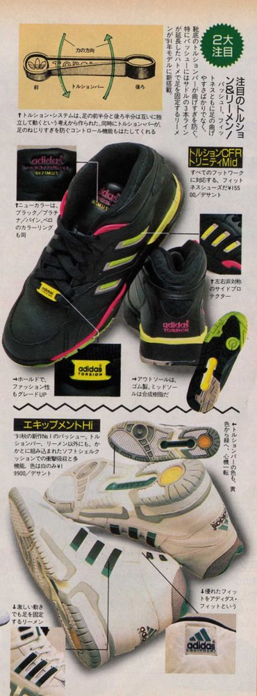adidas torsion shoes 1990