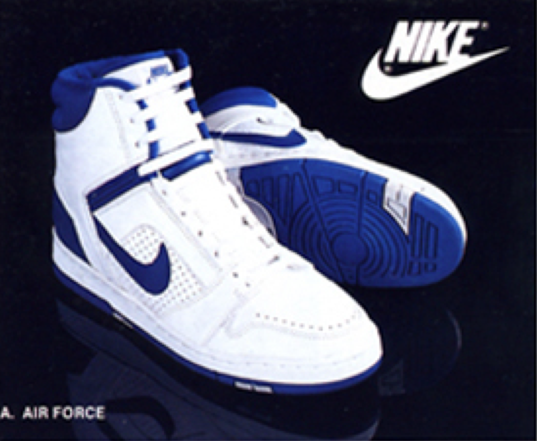 Nike Air Force II Basketball Sneaker Original 1987 Dale Ellis