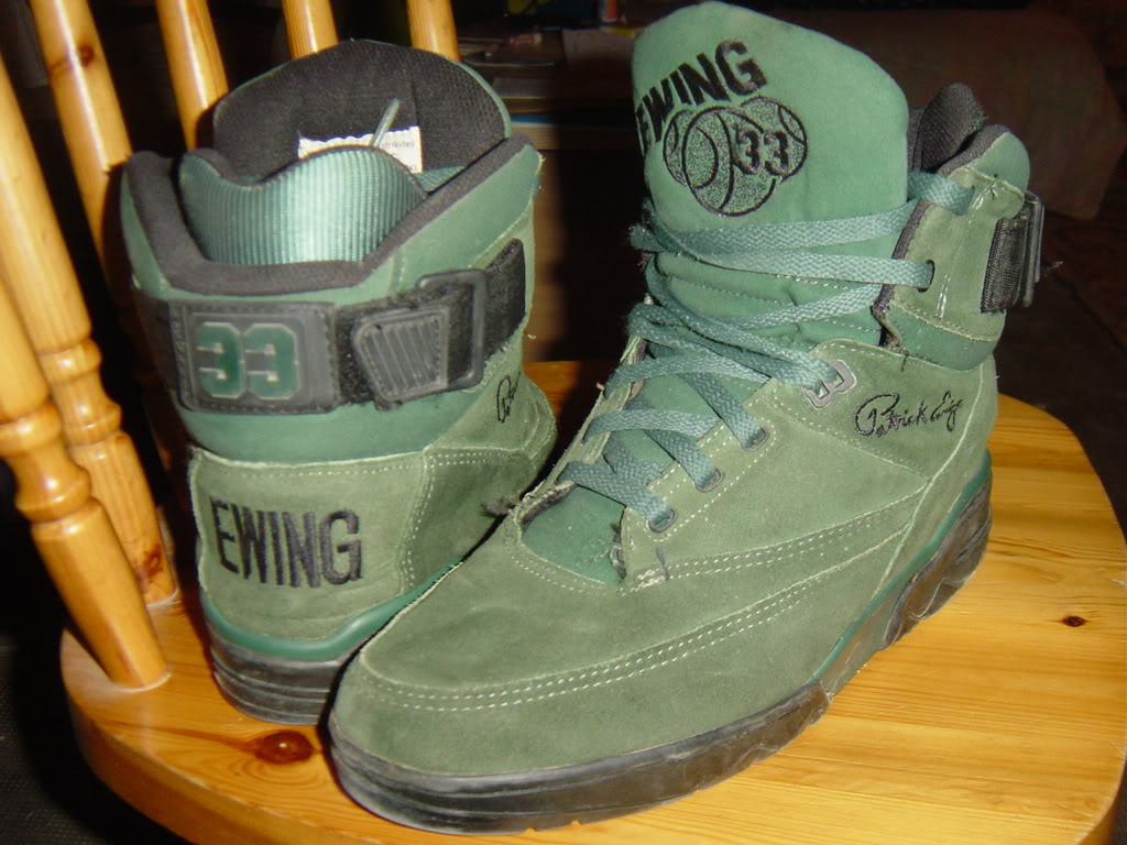 patrick ewing shoes green