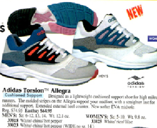 adidas torsion shoes 1994