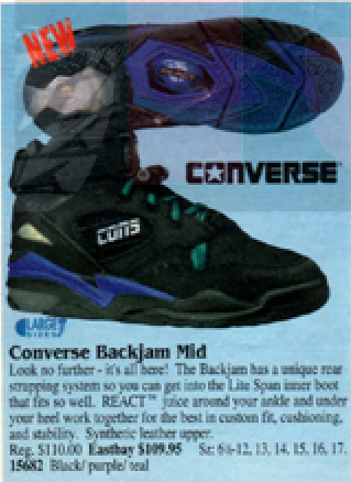 converse basketball shoes 1994