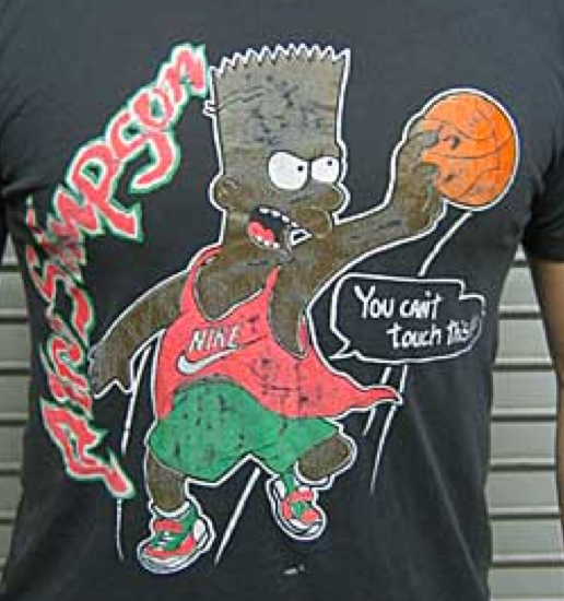 Bart Simpson Black T-Shirt
