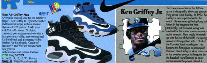 ken griffey jr shoes 1996