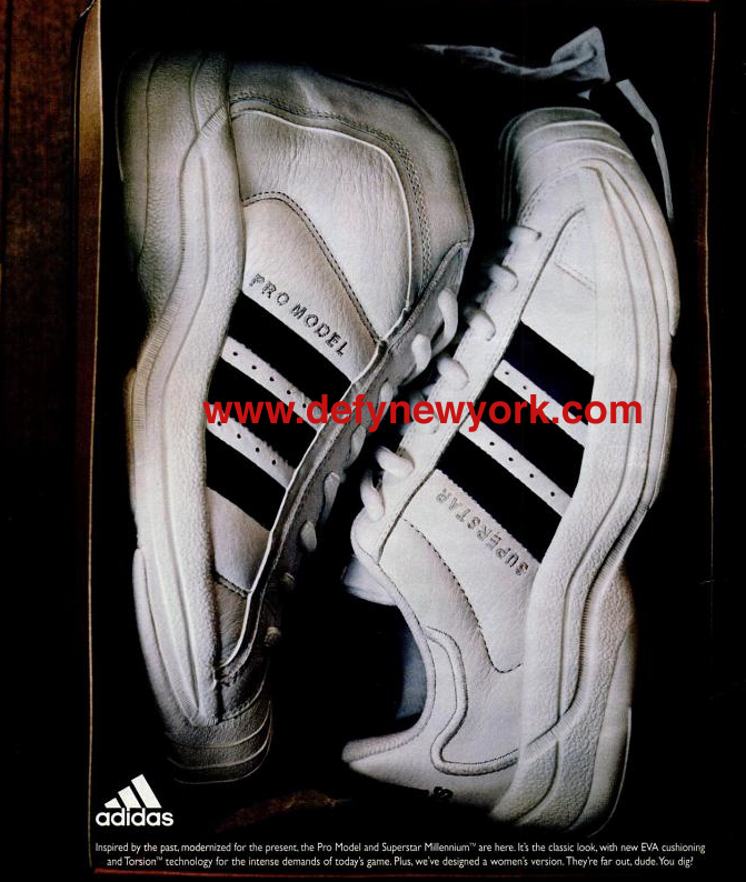 Intercambiar paquete antepasado Adidas Pro Model And Super Star Millenium 1998