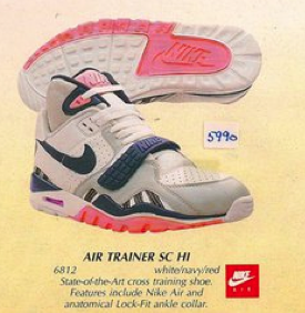 Nike Air Trainer SC High Auburn OG 1990 BO Jackson Vntg Nike Air 1990s/1980s  OG