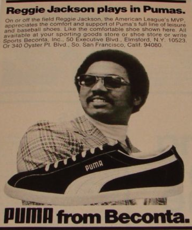 Puma Reggie Jackson Ad 1974