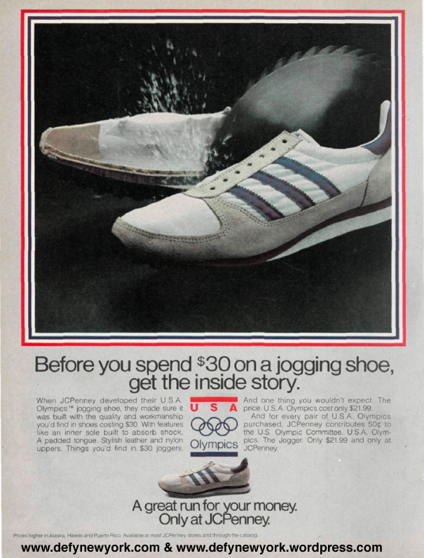 U.S.A. Olympics Jogging Shoe From JCPenney (Adidas Knock Off) 1980 ...