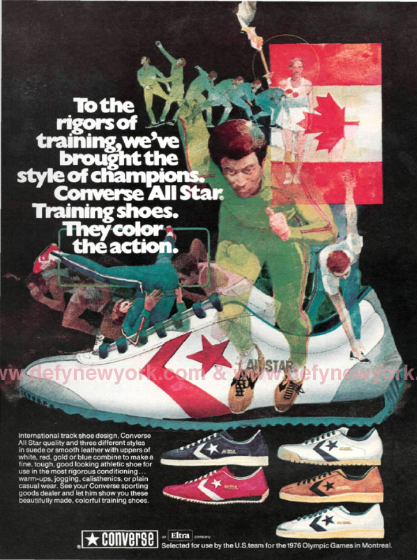 Converse International Track Shoe Design 1975