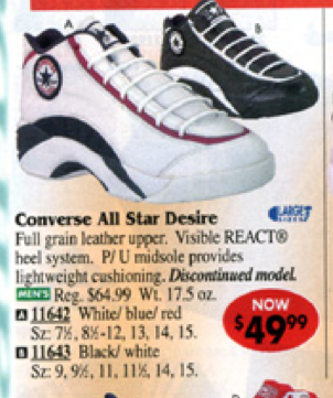 1998 converse shoes