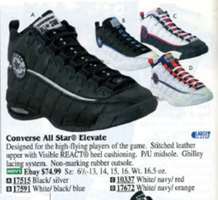 1998 converse shoes