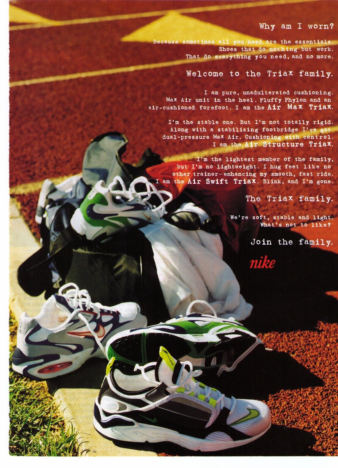 noodzaak vaak binnenvallen Nike Air Swift Triax Running Shoe 1998
