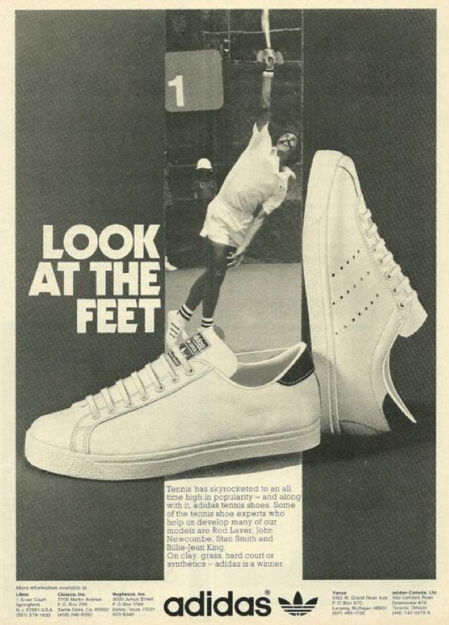 Adidas Rod Laver & Stan Smith 1974