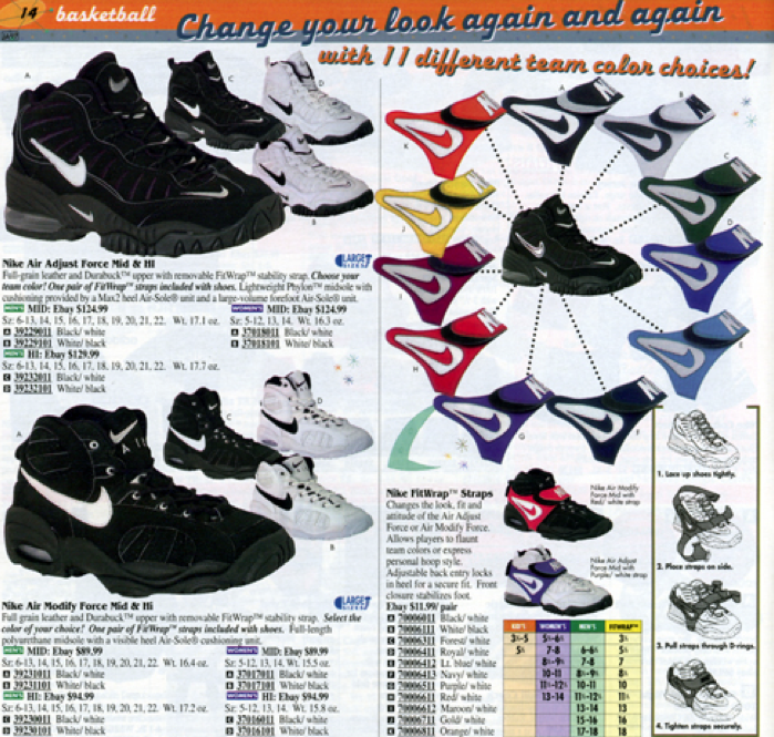 90s nike shoes with straps