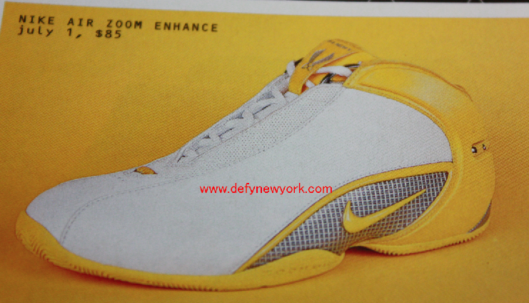 Nike Air Zoom Enhance Basketball Shoe 2004