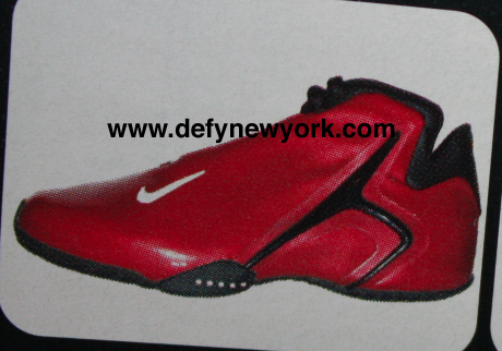 Nike Hyper Flight Red Basketball Shoe 2001