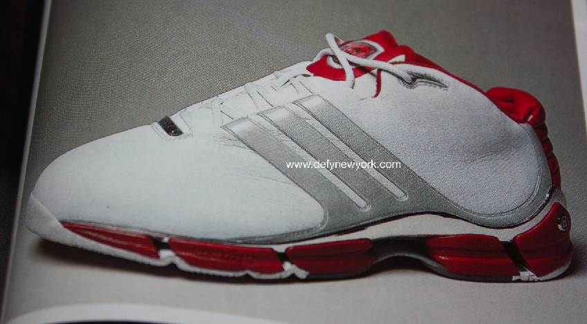Adidas A3 Superstar Ultrastar Basketball Shoe White Red Silver 2004