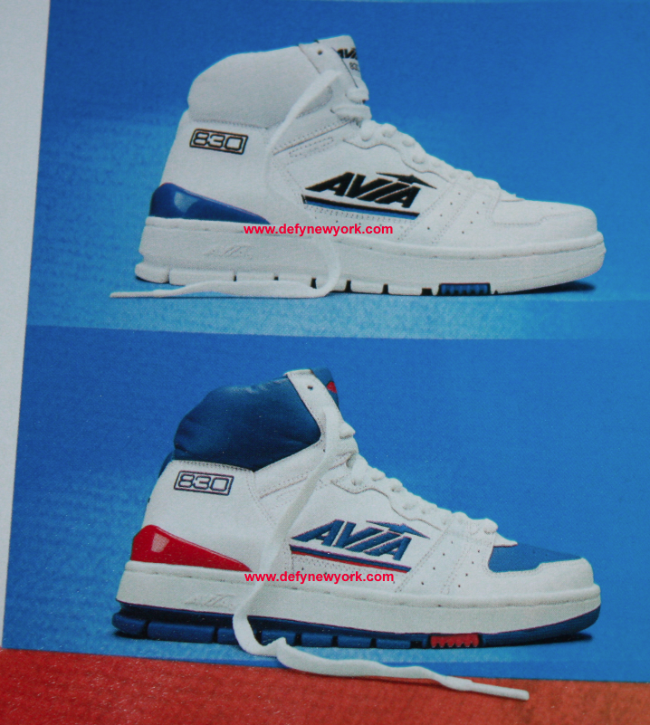 Avia 830 Retro Basketball Shoe White/Blue & White/Blue/Red 2003 – DeFY ...