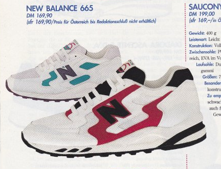 New Balance 665 Running Shoe 1994