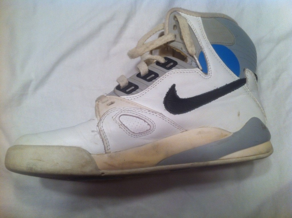 Nike Air Pressure Rare Sample White/Grey/Blue 1989