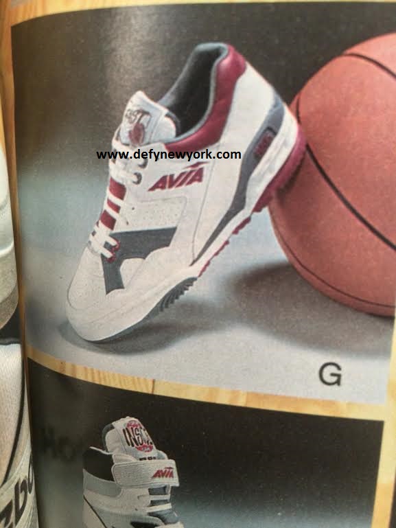 Avia 855 Low Top Basketball Shoe 1989