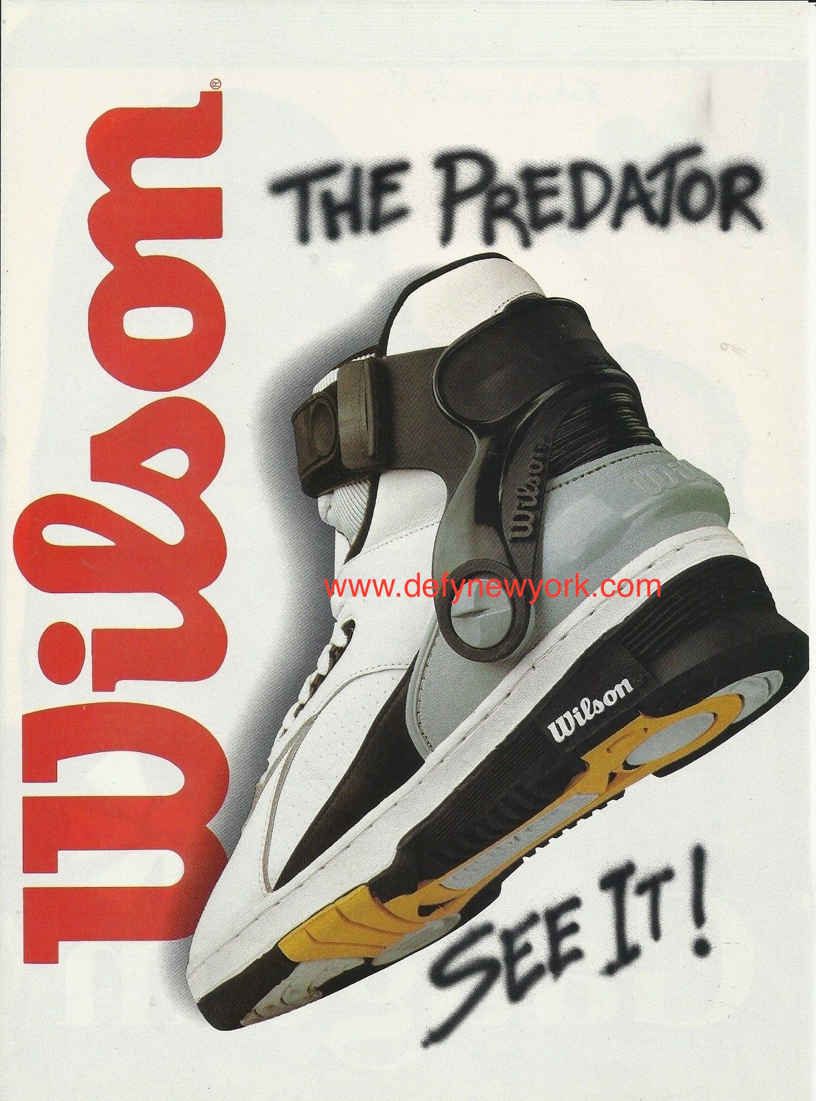 The Wilson Predator Basketball Shoe 1988