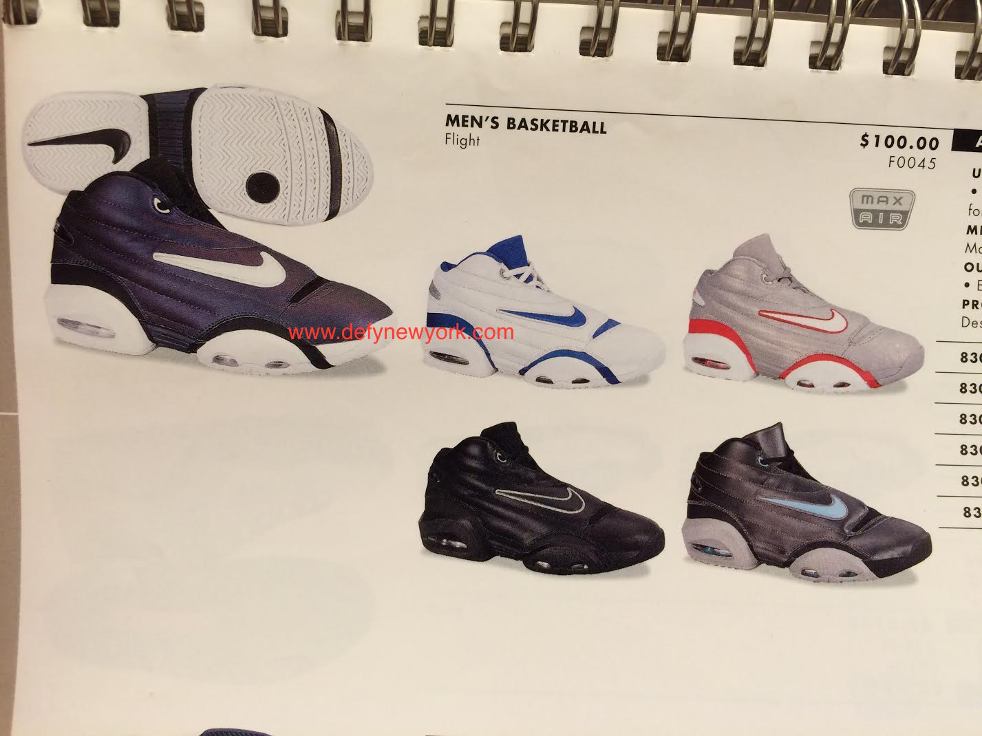 Nike Air Flight Persistence Basketball Shoe 2000